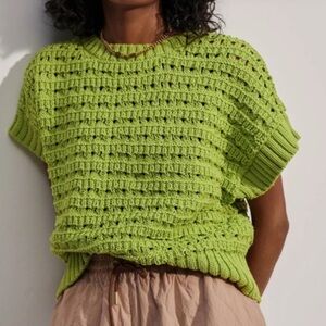 NEW VARLEY filmore knit in limeade XL
